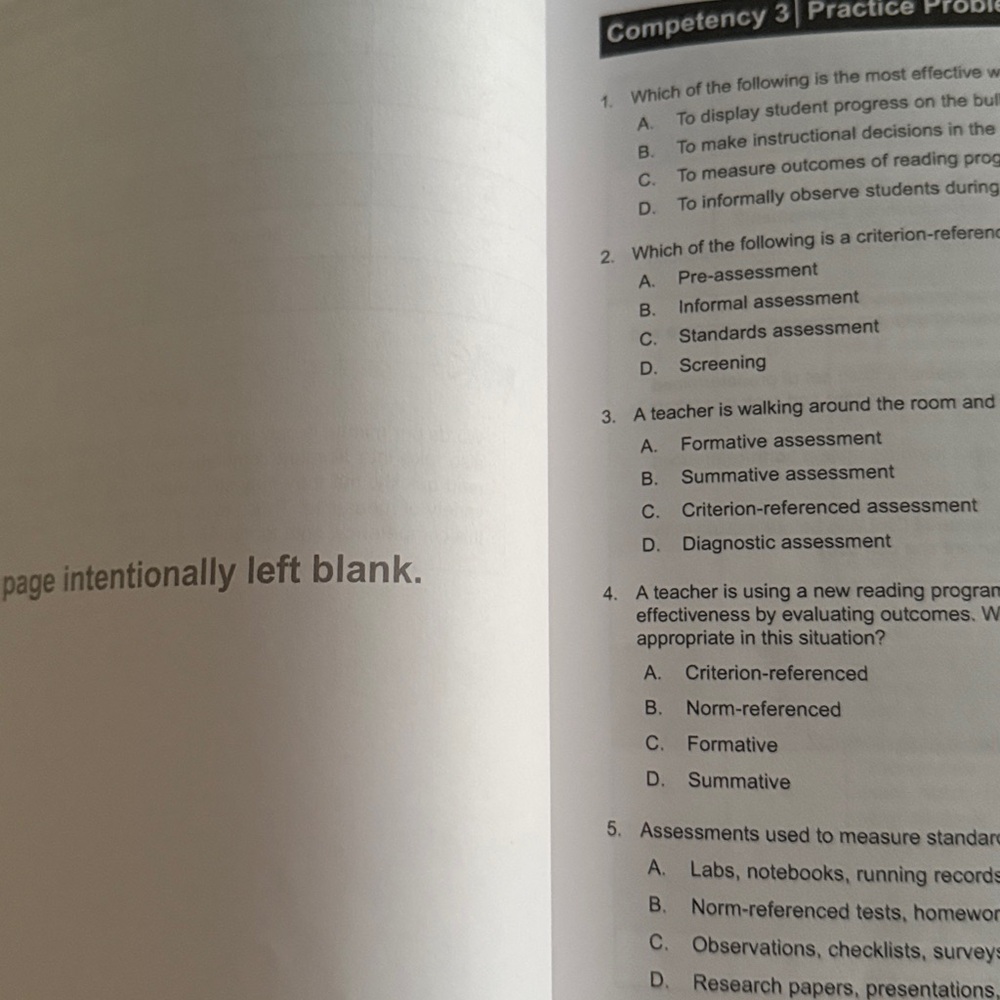 Navaed FTCE Reading K-12 Exam Endorsement Book 
120 questions practice - Picture 4 of 4